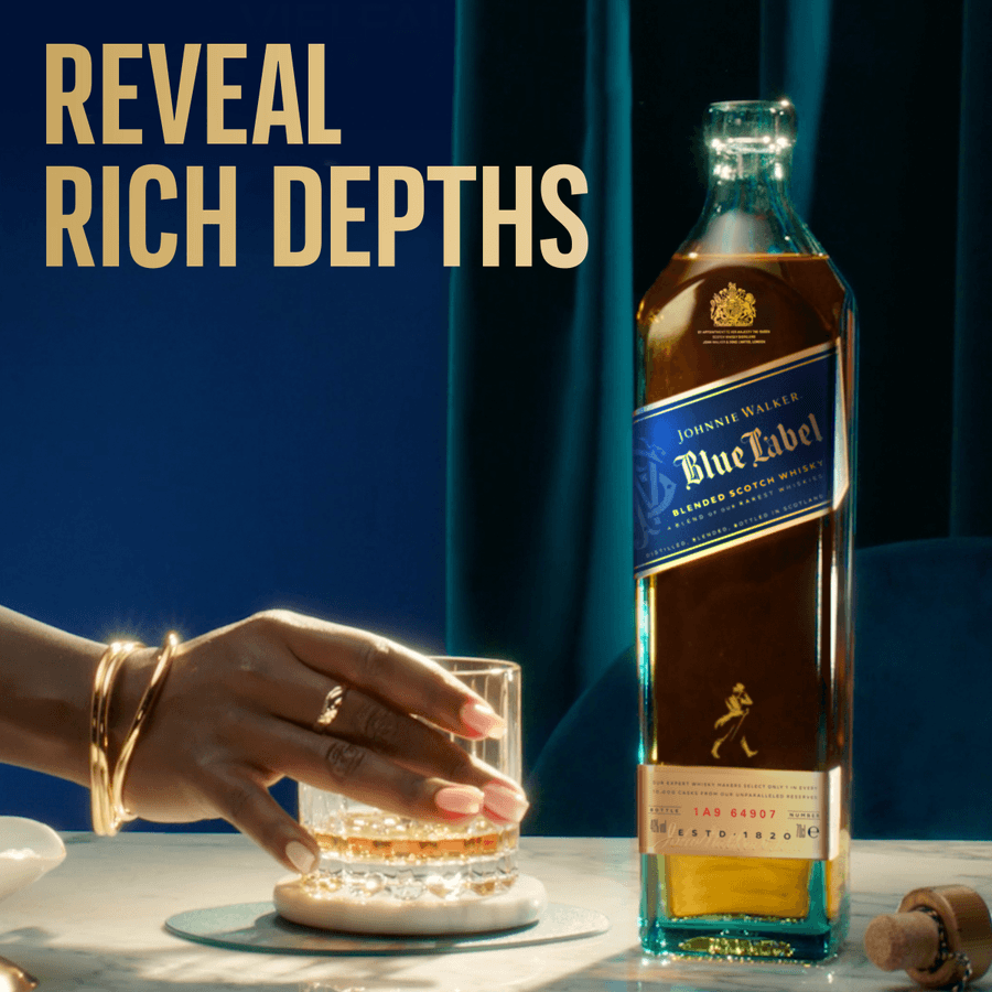 Johnnie Walker Blue Label Blended Scotch Whisky 1.75L