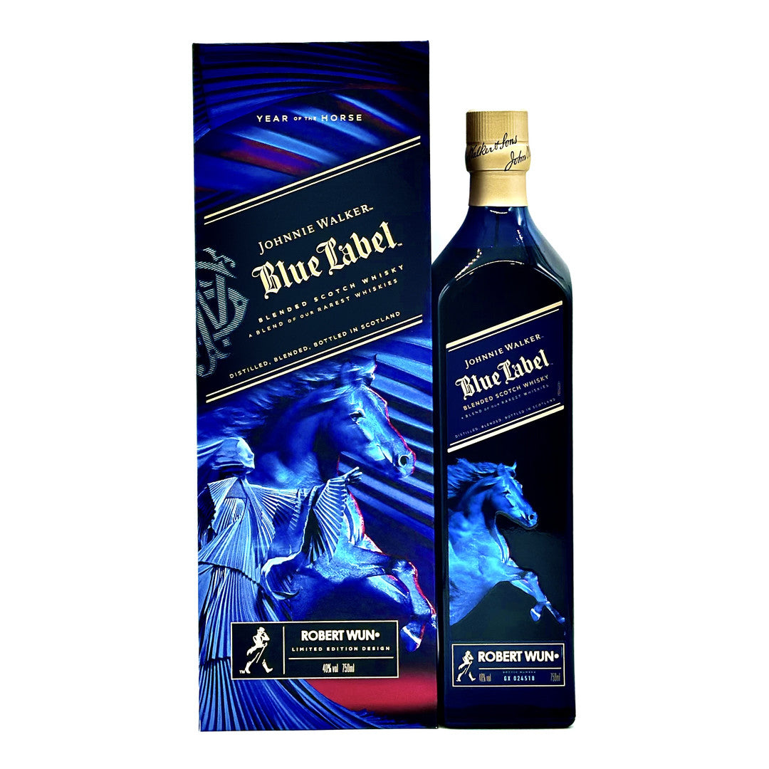 Johnnie Walker Blue Label x Robert Wun Limited Edition Design - Lunar New Year 'Year of the Horse' 750ml