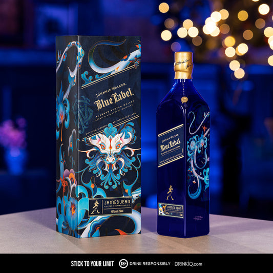 Johnnie Walker Blue Label Year of the Wood Dragon 750ml - Limited Edition Design by James Jean