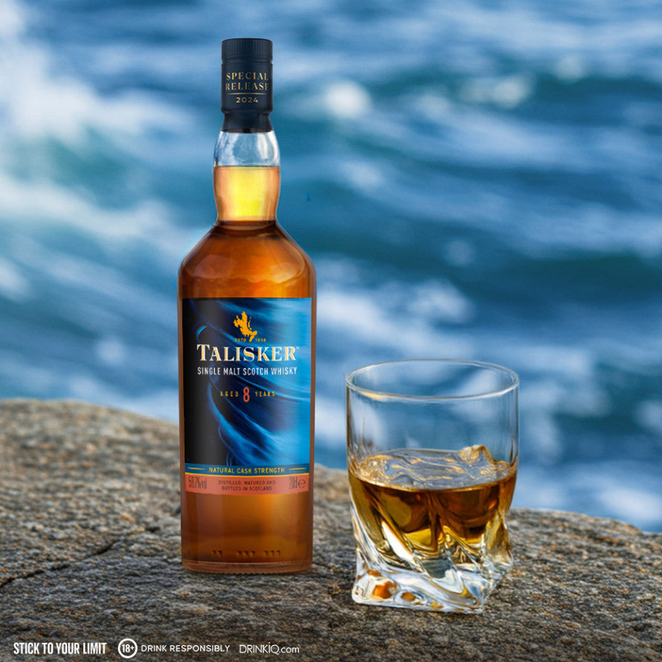 Talisker 8 Year Old 'Tidal Churn' Single Malt Scotch Whisky 200ml - Special Releases 2024