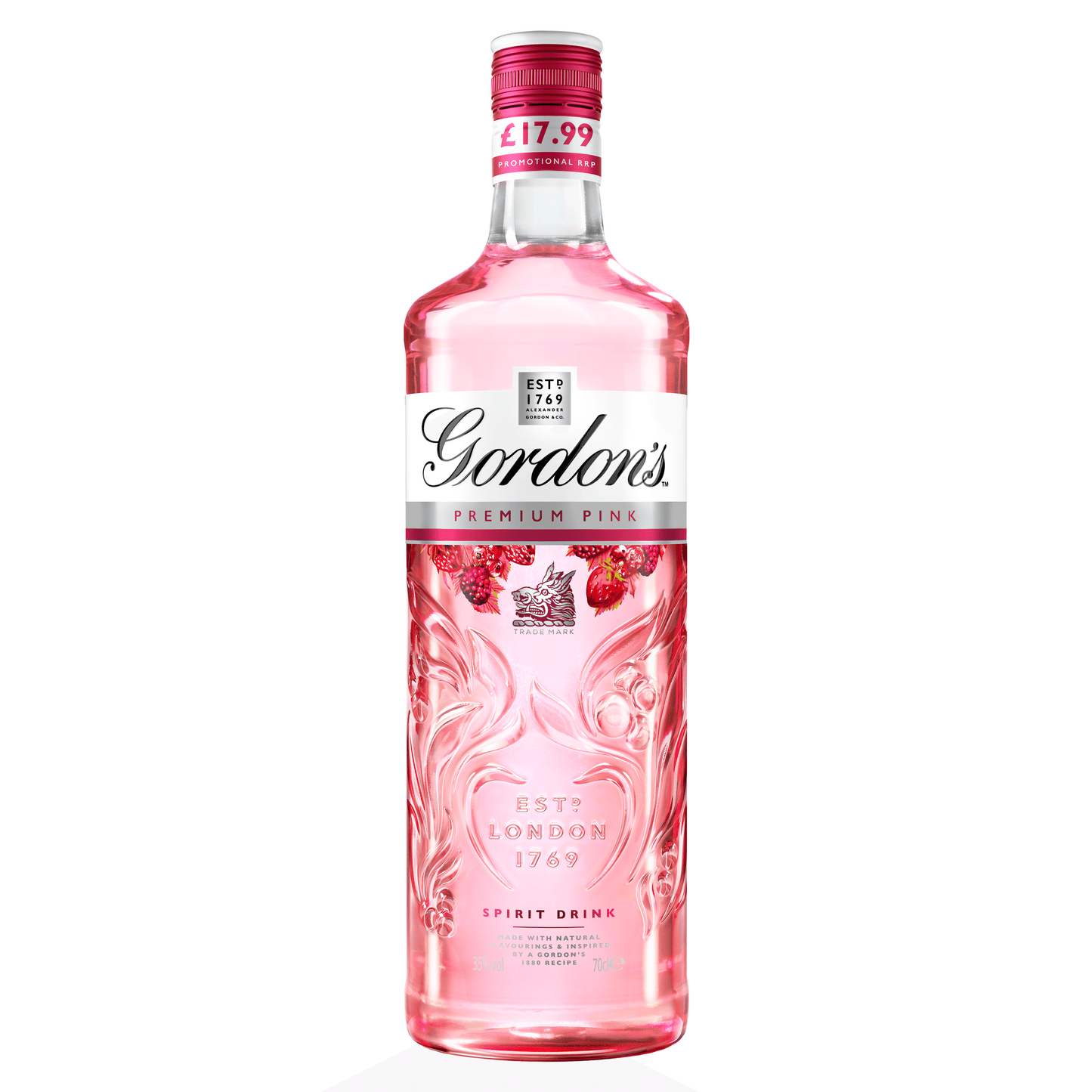 Gordon's Premium Pink Distilled Gin 700ml