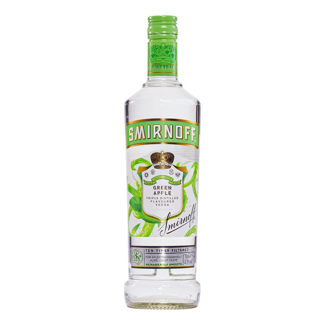 Smirnoff Premium Green Apple Flavoured Vodka 700ml