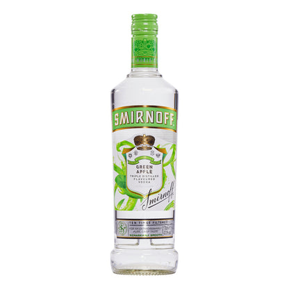 Smirnoff Premium Green Apple Flavoured Vodka 700ml