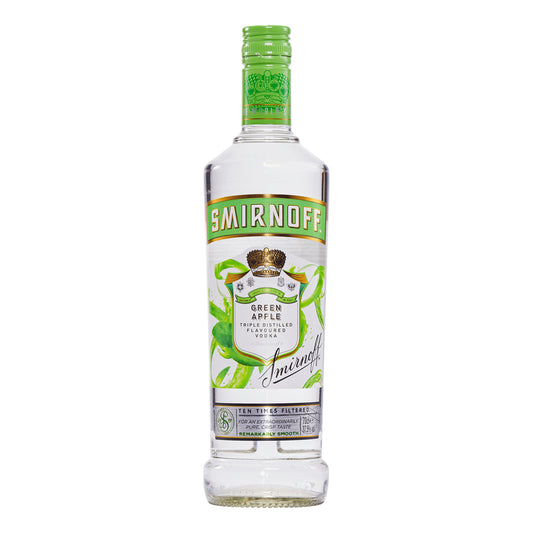 Smirnoff Premium Green Apple Flavoured Vodka 700ml