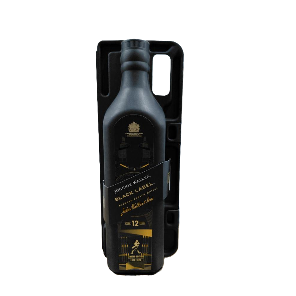 Johnnie Walker Black Label 1L with Pulp Carry Case Limited Edition