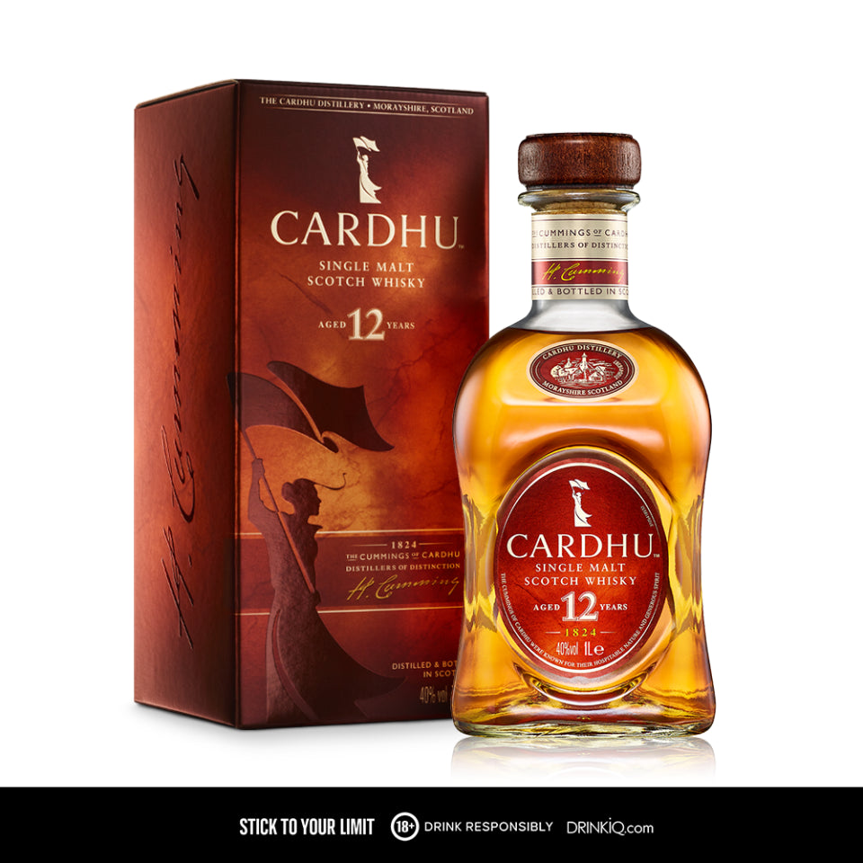 Cardhu 12 Year Old Single Malt Scotch Whisky 1L