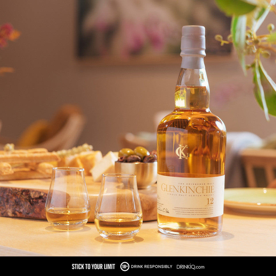 Glenkinchie 12 YO 700ml with Luxury Gift Bag and Keychain