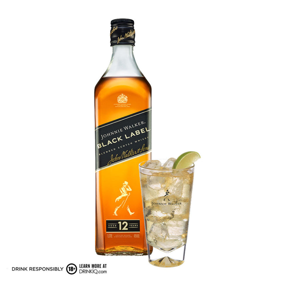 Johnnie Walker Black Label Blended Scotch Whisky 1Liter