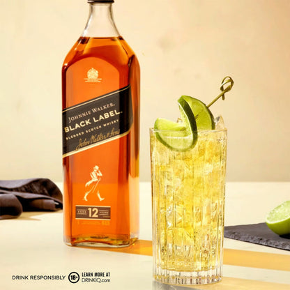 Johnnie Walker Black Label Blended Scotch Whisky 200ml