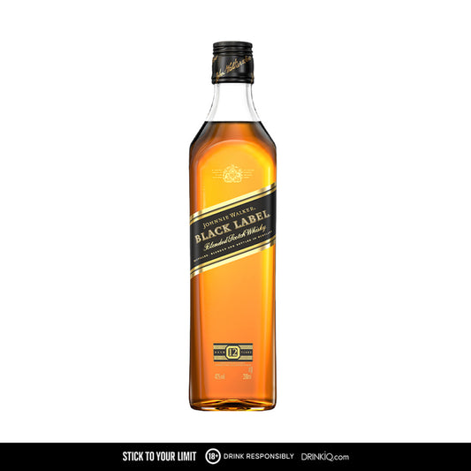 Johnnie Walker Black Label Blended Scotch Whisky 375ml