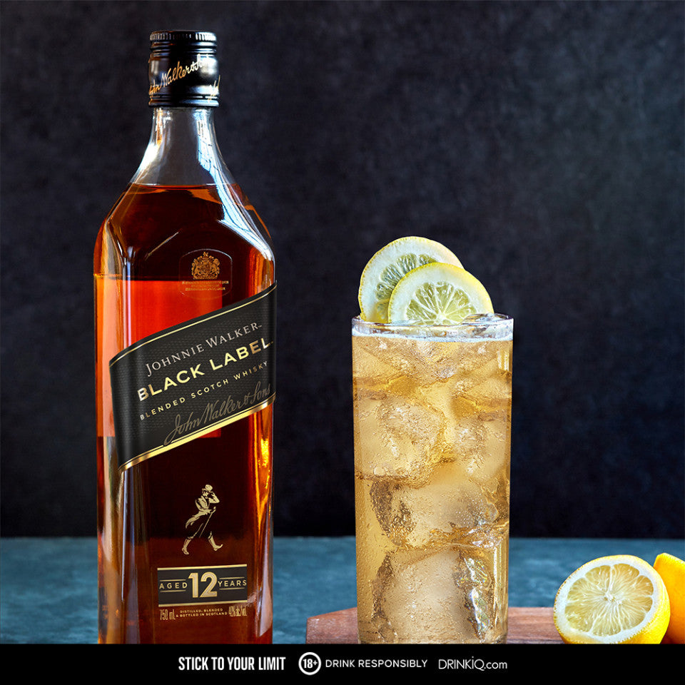 Johnnie Walker Black Label Blended Scotch Whisky 375ml