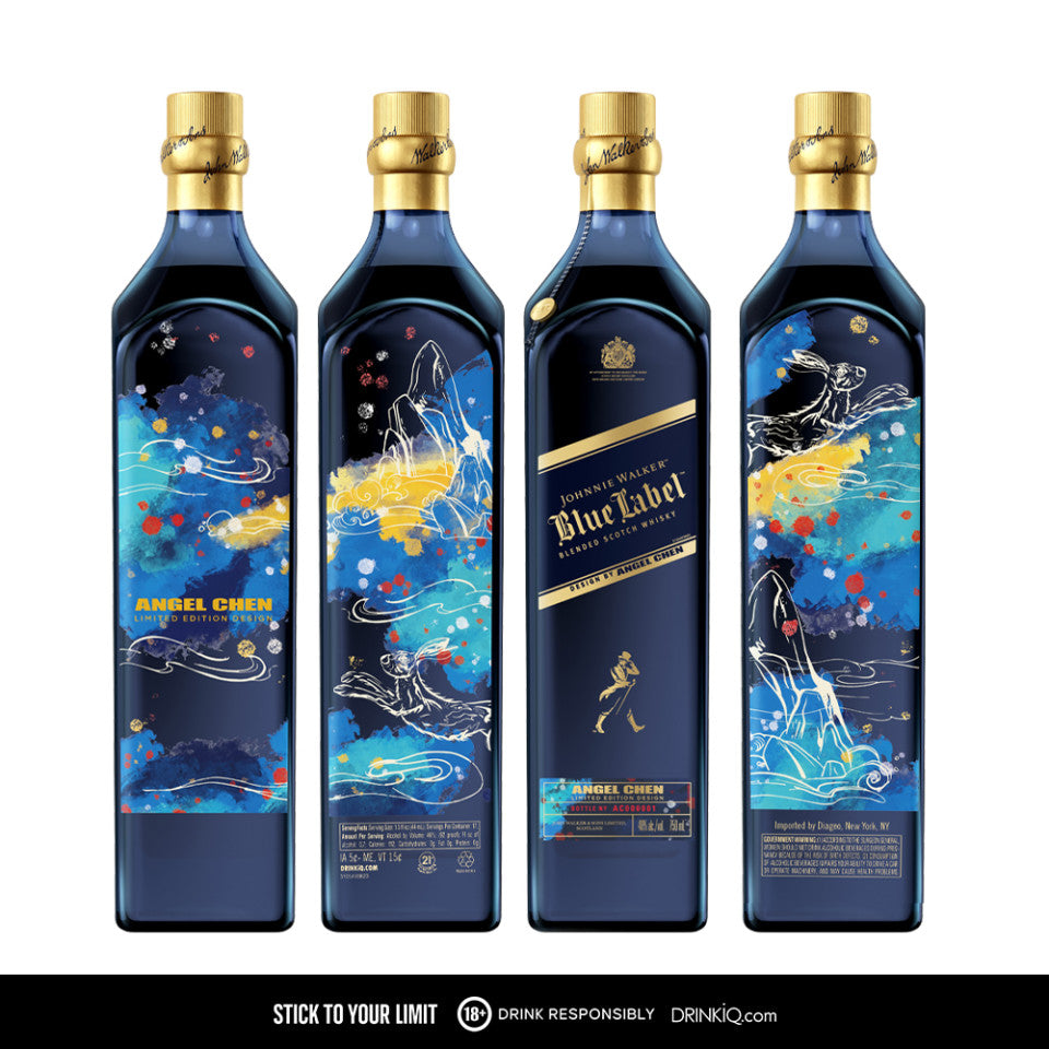 JOHNNIE WALKER BLUE LABEL BLENDED SCOTCH WHISKY, CNY YEAR OF THE RABBIT, 750ML