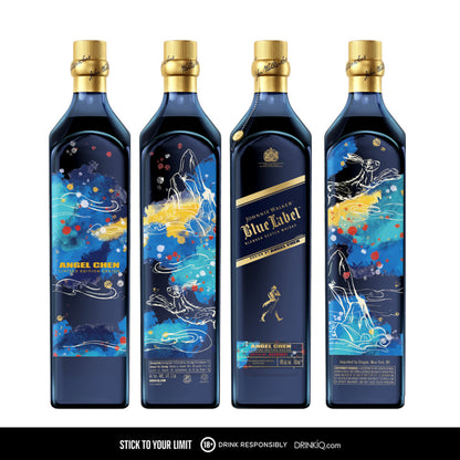 JOHNNIE WALKER BLUE LABEL BLENDED SCOTCH WHISKY, CNY YEAR OF THE RABBIT, 750ML