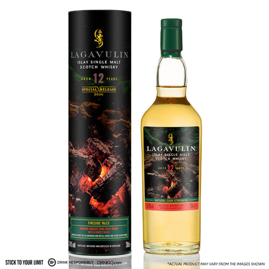 Lagavulin 12 Year Old 'Fireside Tales' Single Malt Scotch Whisky 200ml - Special Releases 2024