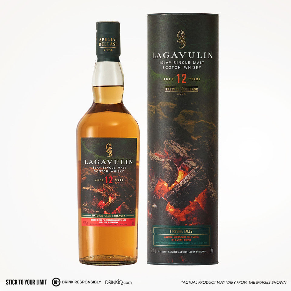 Lagavulin 12 Year Old 'Fireside Tales' Single Malt Scotch Whisky 700ml - Special Releases 2024