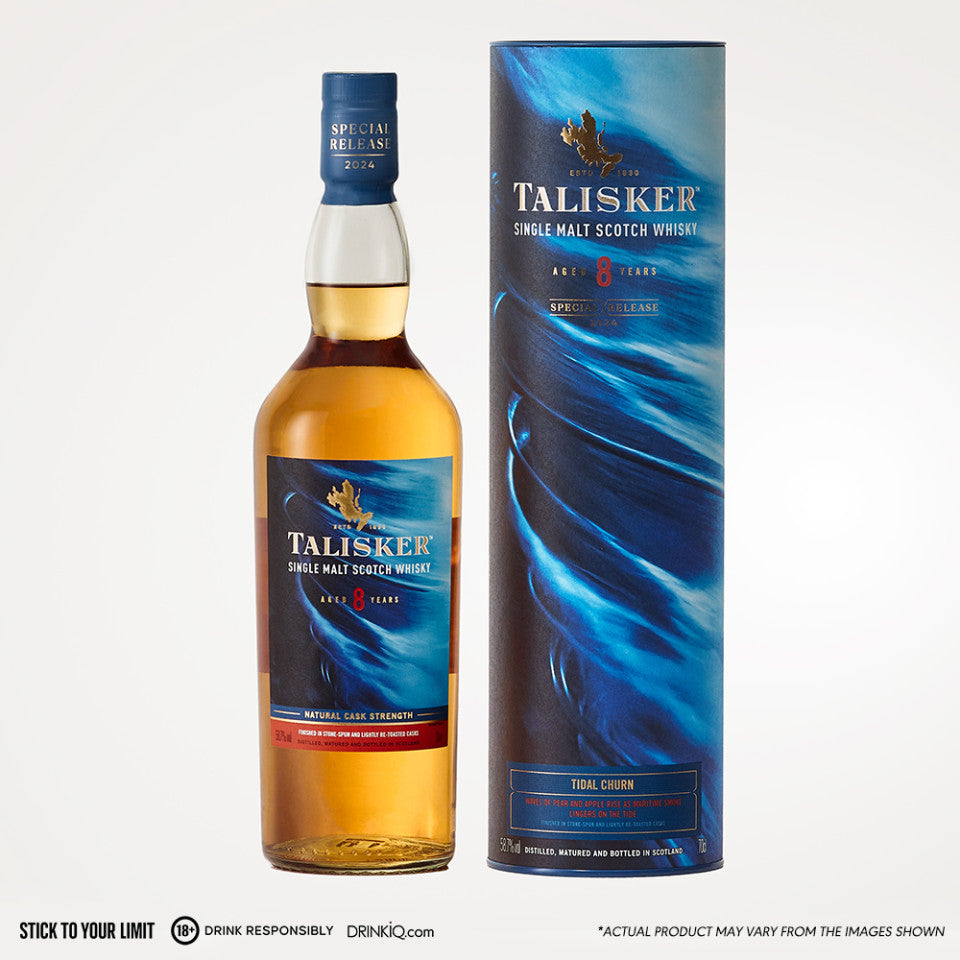 Talisker 8 Year Old 'Tidal Churn' Single Malt Scotch Whisky 700ml - Special Releases 2024