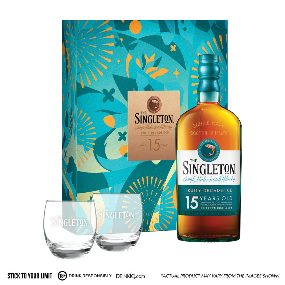 The Singleton of Dufftown 15 Year Old Single Malt Scotch Whisky 700ml - Festive Gift Pack